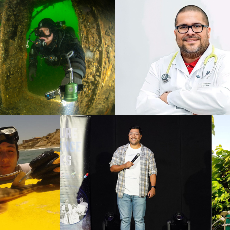 Cinco científicos peruanos que hacen patria en el mundo. Foto: Composición - Kimy Ramirez (Universidad Científica del Sur)